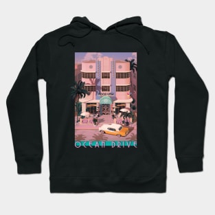 Ocean Drive Sunset Hoodie